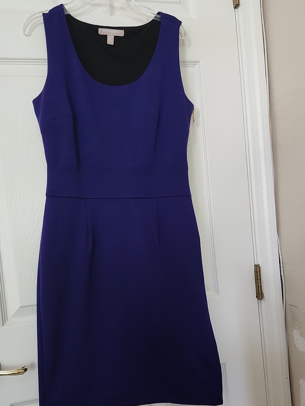 Banana Republic, Sleeveless Purple Sheath Dress